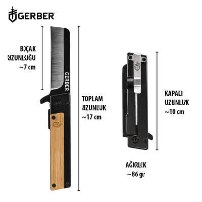 GerberGearQuadrantKlipsliKatlanırCepÇakısı–DüzKenarlıFlipperÇakı-Bambu - GERBER (1)