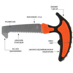 GerberGearVitalPackKompaktTestere-Turuncu - 3